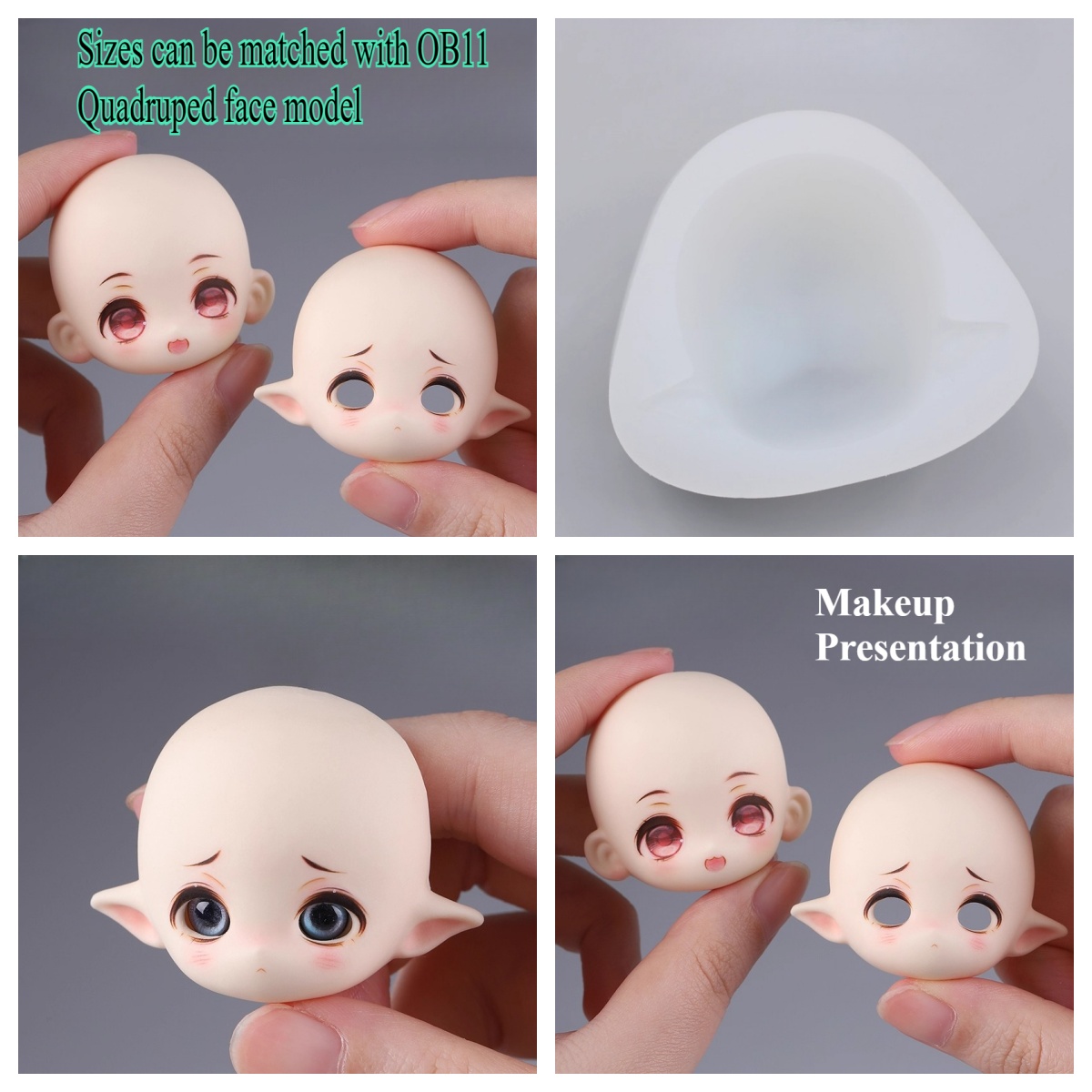 Molde de silicona Facial con o - Diy Q reseña y precio