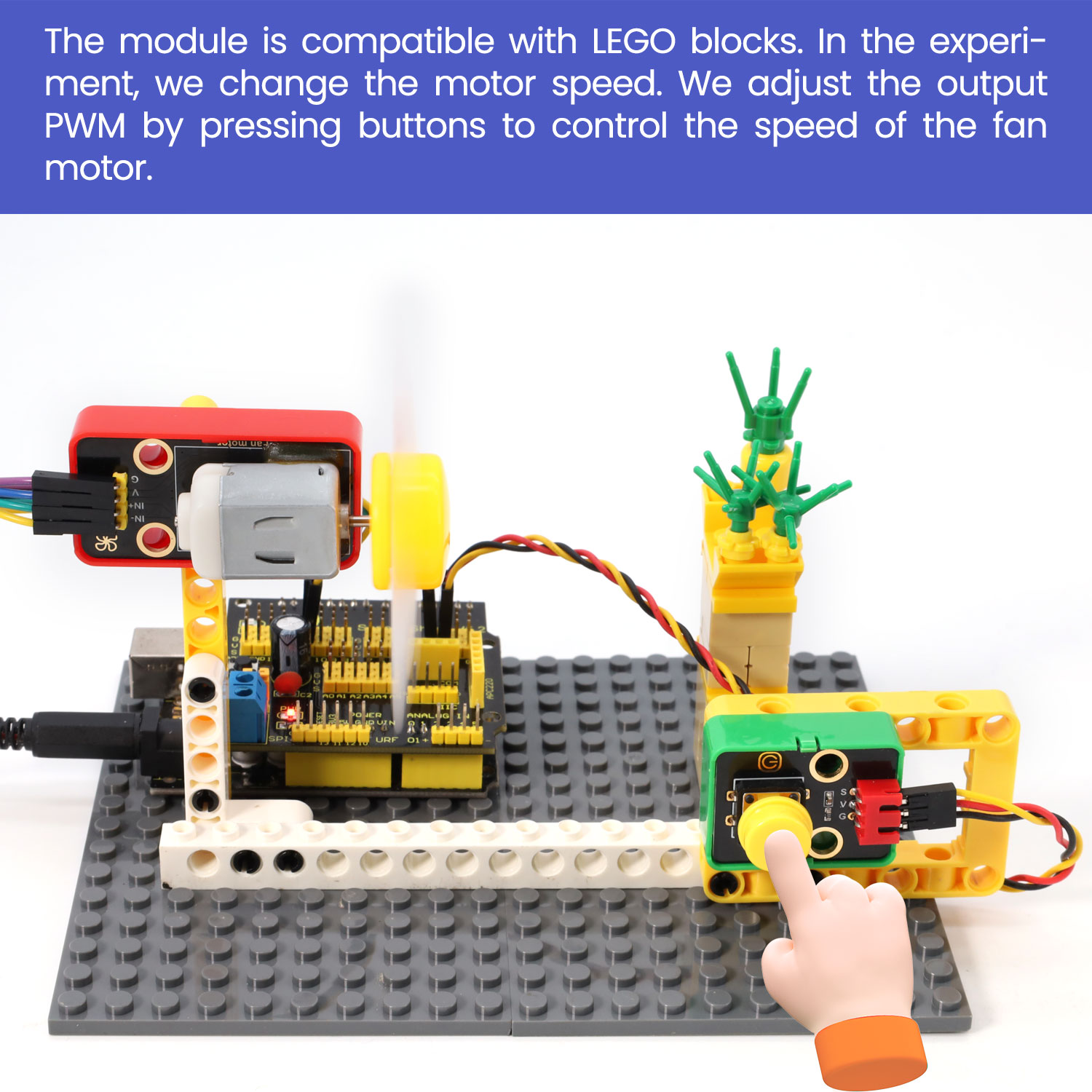 Módulo de ventilador de Motor  - Diy Electronics Motor reseña y precio