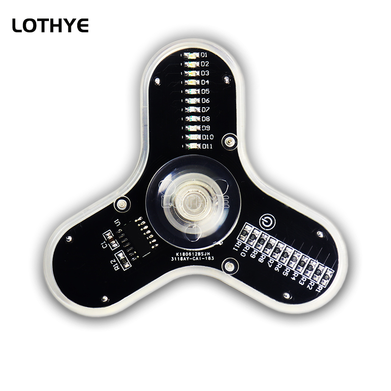 LED Fidget Spinner fabricación - Diy Electronics Parts reseña y precio
