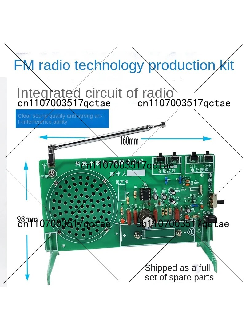 Kit de Radio FM, Piezas Electr - Diy Electronics Parts reseña y precio